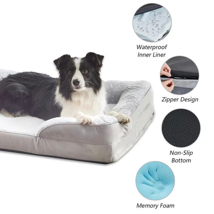 Waterproof Dog & Cat Bed Sofa Mat with Blanket