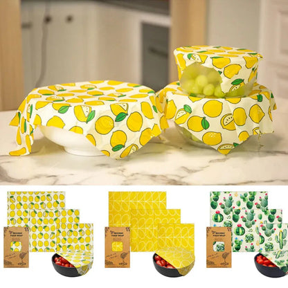 Organic Reusable Beeswax Food Wrap – Eco-Friendly Food Storage