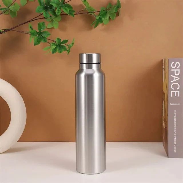 1000ml Stainless Steel Sports Water Bottle – Durable Metal Flask