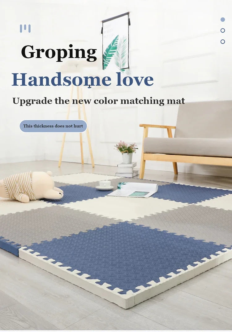 🧩 Baby Foam Puzzle Play Mat – Soft Educational Floor Carpet (8–16pcs, 30×1cm)