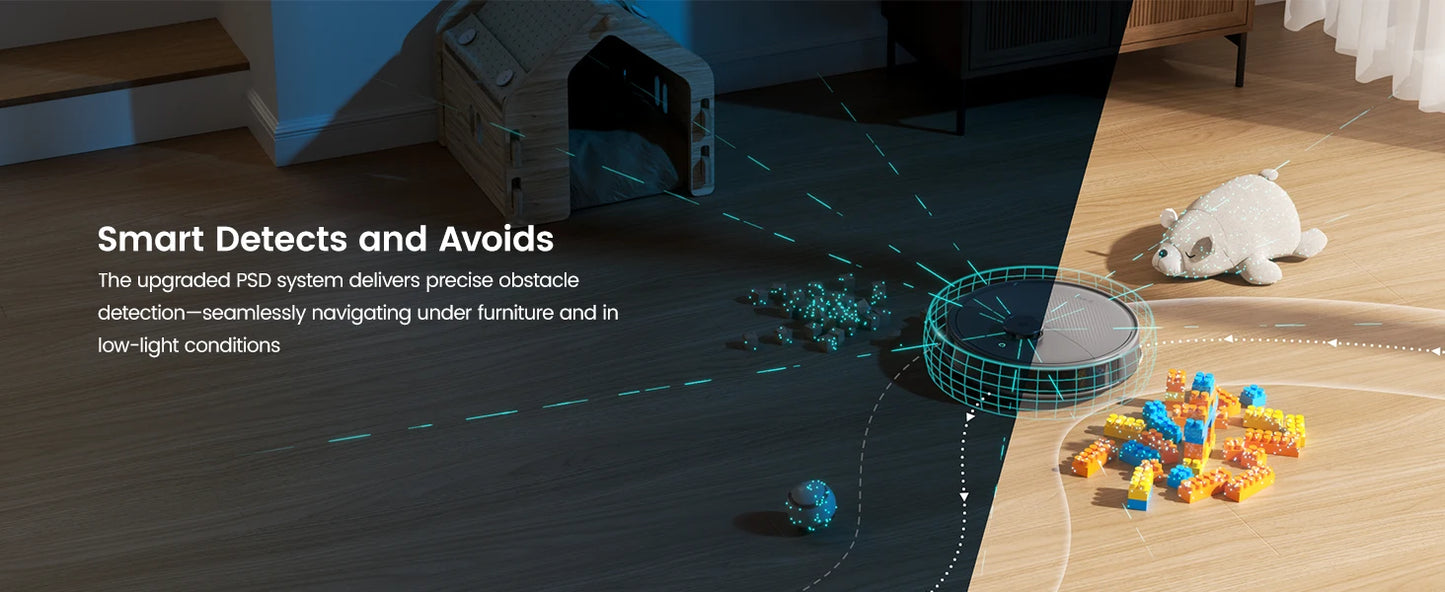 Lefant M3 Max Smart Robot Vacuum – 20000Pa LiDAR Cleaning for Pet Hair & Dust