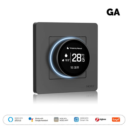 MOES Tuya ZigBee Smart Knob Thermostat – Compatible with Alexa & Google