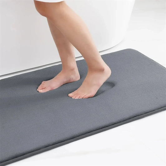 Non-Slip Silicone Bath Mat Quick Dry Bathroom Rug