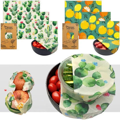 Organic Reusable Beeswax Food Wrap – Eco-Friendly Food Storage