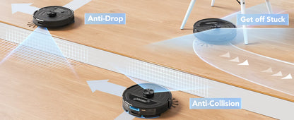 Lubluelu L20 Max Robot Vacuum & Mop – Smart LiDAR, Auto Mop Lift, 6000Pa Power