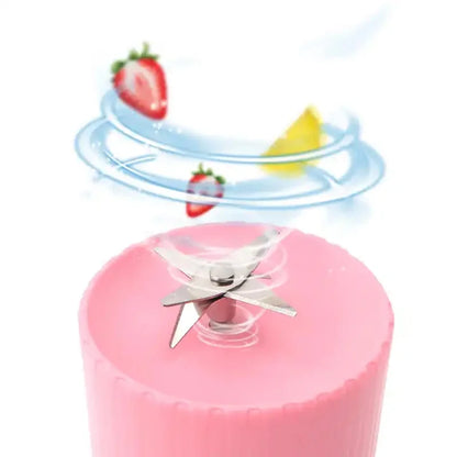 Portable USB Rechargeable Mini Blender – Handheld Fruit & Smoothie Maker