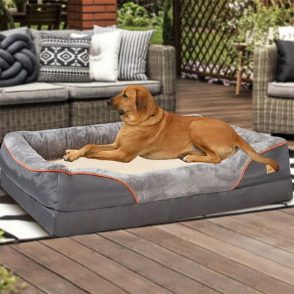Orthopedic Memory Foam Dog Bed with Removable Cover