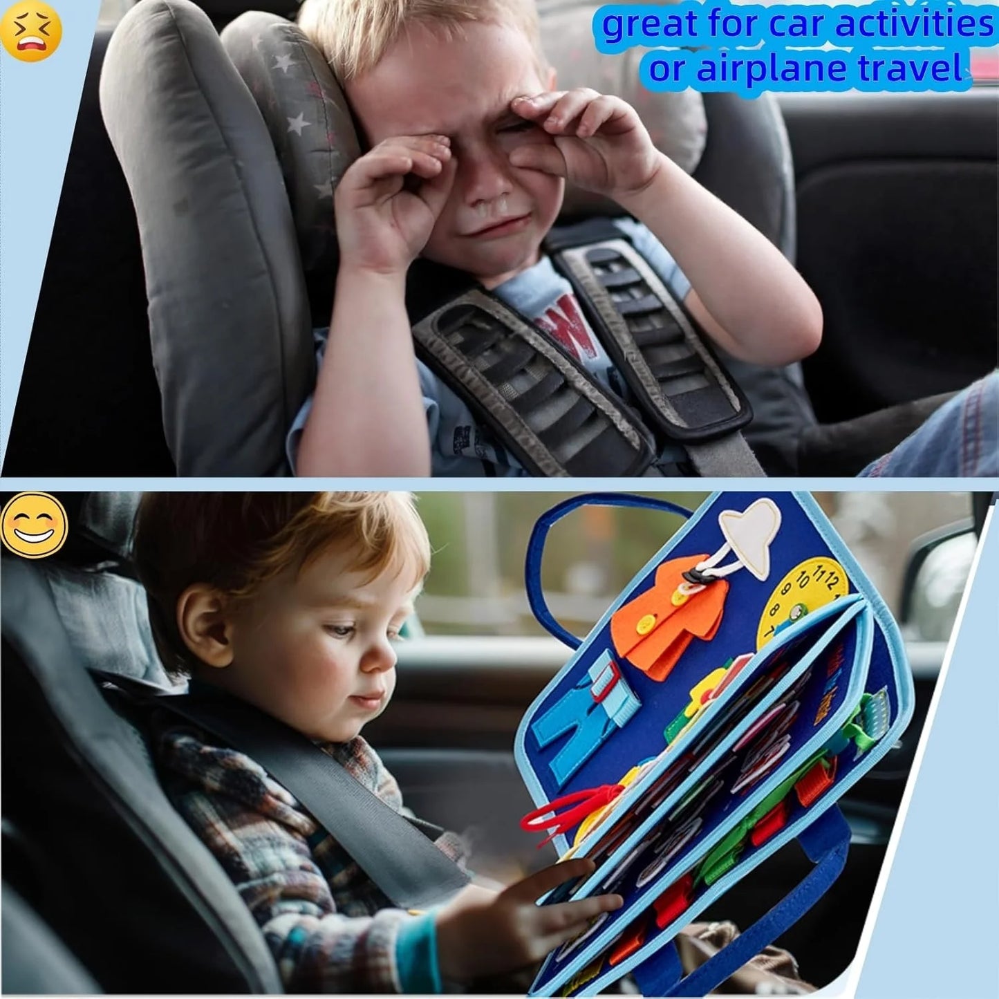 Montessori Toddler Busy Board – Educational Sensory Toy