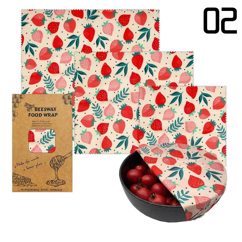 Organic Reusable Beeswax Food Wrap – Eco-Friendly Food Storage