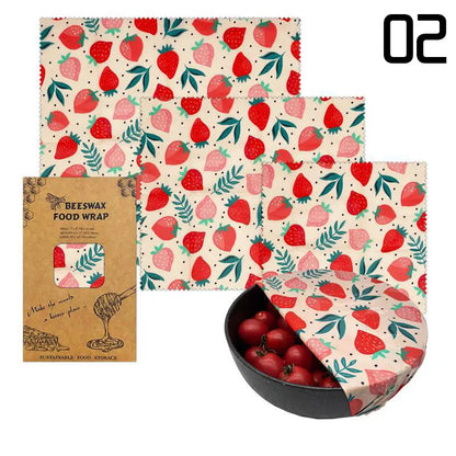 Organic Reusable Beeswax Food Wrap – Eco-Friendly Food Storage