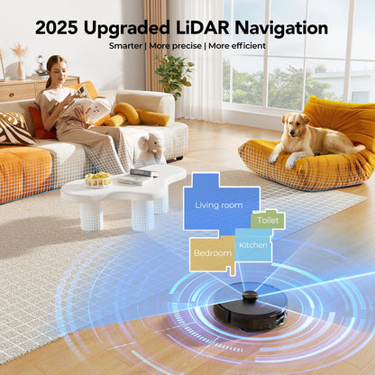 Lubluelu L15 Max 3-in-1 Robot Vacuum & Mop with 5500Pa Suction & Smart Mapping