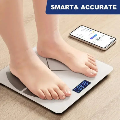 Smart Body Fat Scale with HD Display & Health Data Analysis