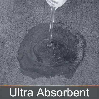 Non-Slip Silicone Bath Mat Quick Dry Bathroom Rug