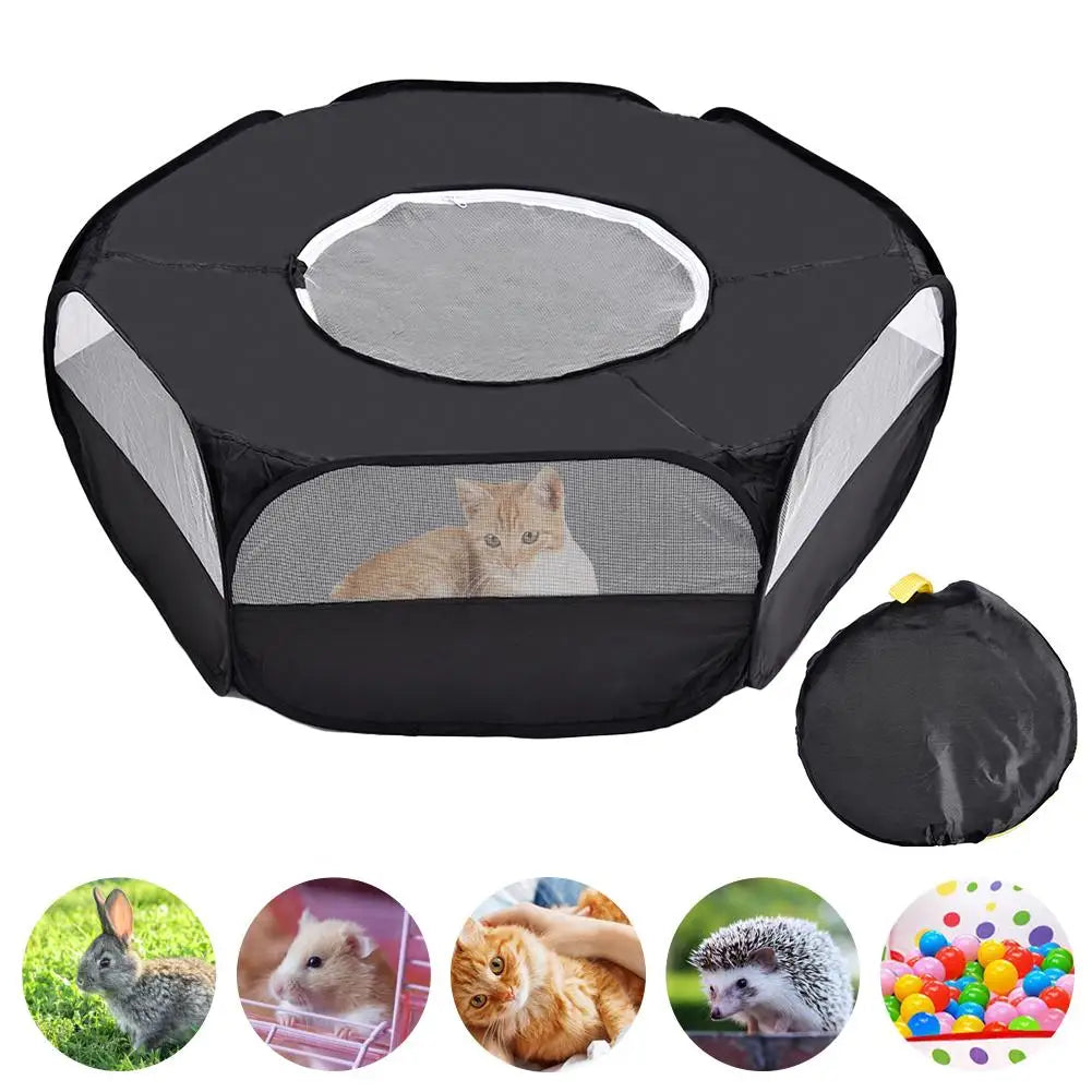 Portable Waterproof Pet Playpen – Breathable Rabbit Tent