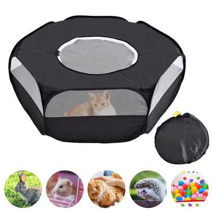 Portable Waterproof Pet Playpen – Breathable Rabbit Tent