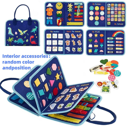 Montessori Toddler Busy Board – Educational Sensory Toy