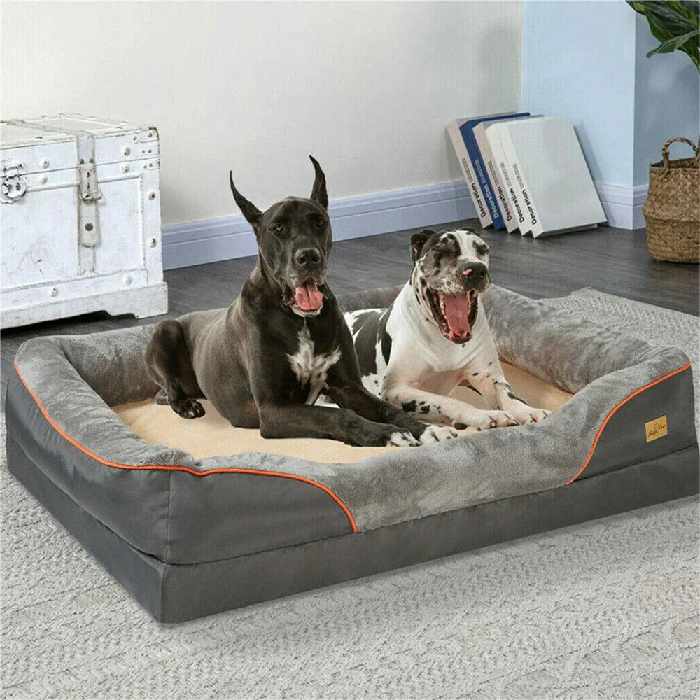 Orthopedic Memory Foam Dog Bed with Removable Cover