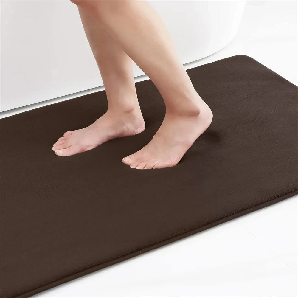 Non-Slip Silicone Bath Mat Quick Dry Bathroom Rug