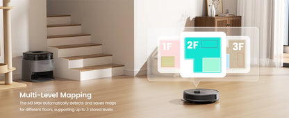 Lefant M3 Max Smart Robot Vacuum – 20000Pa LiDAR Cleaning for Pet Hair & Dust