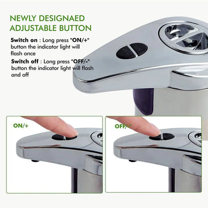 Smart Automatic Induction Soap Dispenser – Stainless Steel Foaming Container