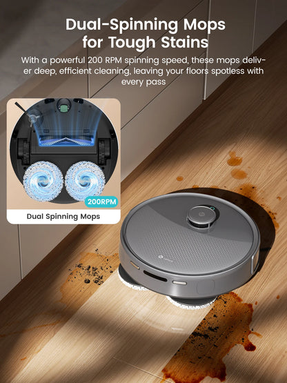Lefant M3 Max Smart Robot Vacuum – 20000Pa LiDAR Cleaning for Pet Hair & Dust