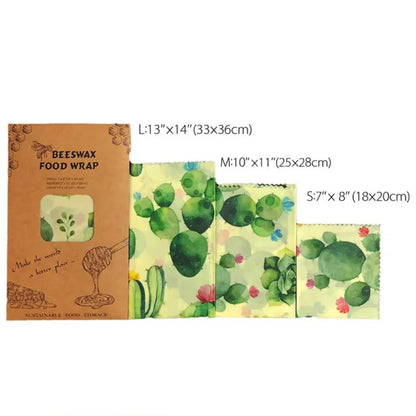 Organic Reusable Beeswax Food Wrap – Eco-Friendly Food Storage