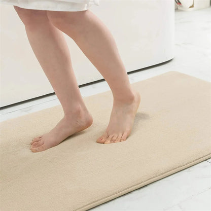 Non-Slip Silicone Bath Mat Quick Dry Bathroom Rug