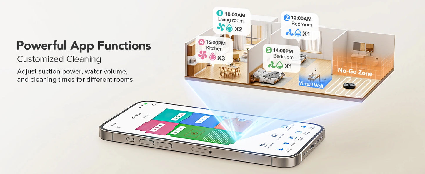 Lubluelu L20 Max Robot Vacuum & Mop – Smart LiDAR, Auto Mop Lift, 6000Pa Power