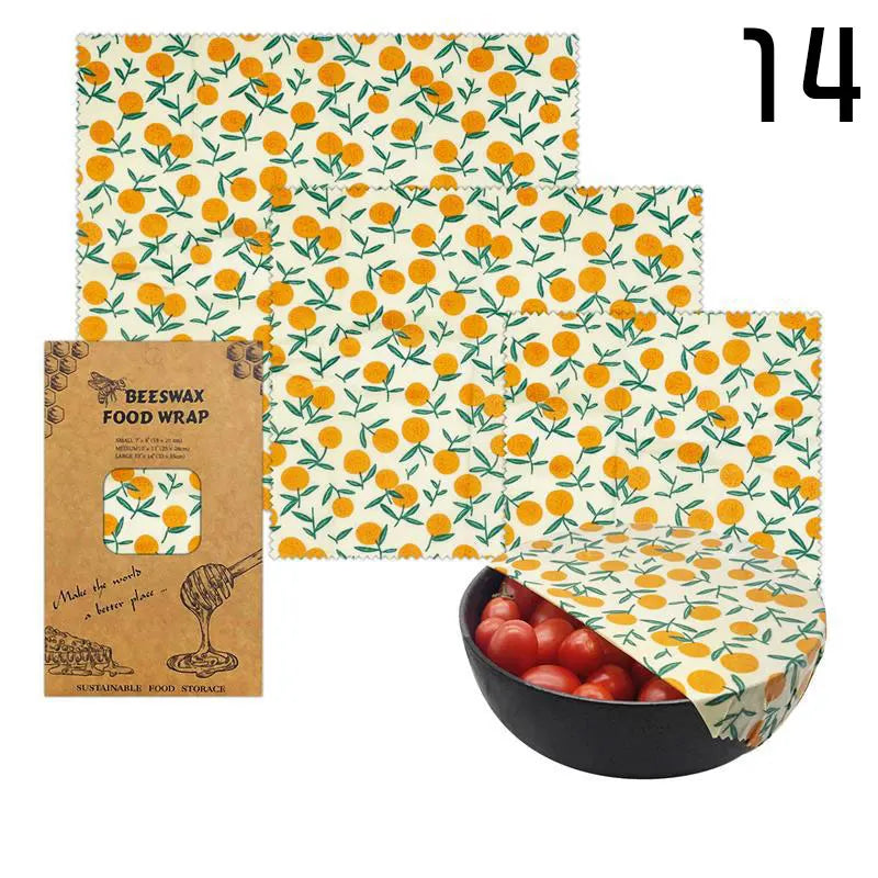 Organic Reusable Beeswax Food Wrap – Eco-Friendly Food Storage