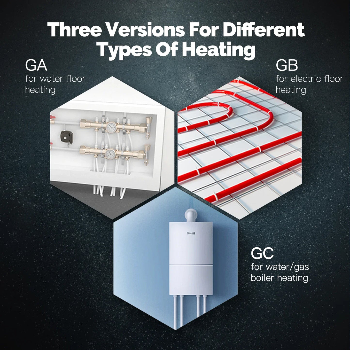 MOES Tuya ZigBee Smart Knob Thermostat – Compatible with Alexa & Google