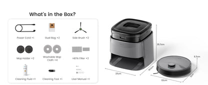 Lefant M3 Max Smart Robot Vacuum – 20000Pa LiDAR Cleaning for Pet Hair & Dust