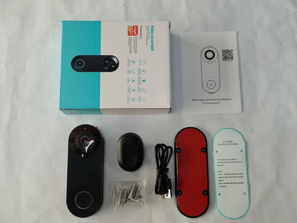 1080P WiFi Smart Video Doorbell with Night Vision & Motion Detect