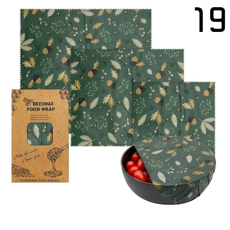 Organic Reusable Beeswax Food Wrap – Eco-Friendly Food Storage
