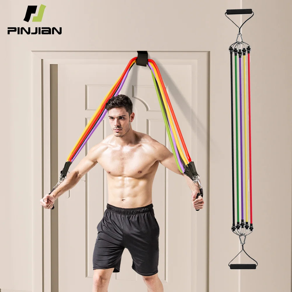 Resistance Bands Set 10-14PCS for Fitness & Muscle Training