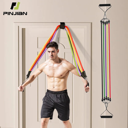 Resistance Bands Set 10-14PCS for Fitness & Muscle Training