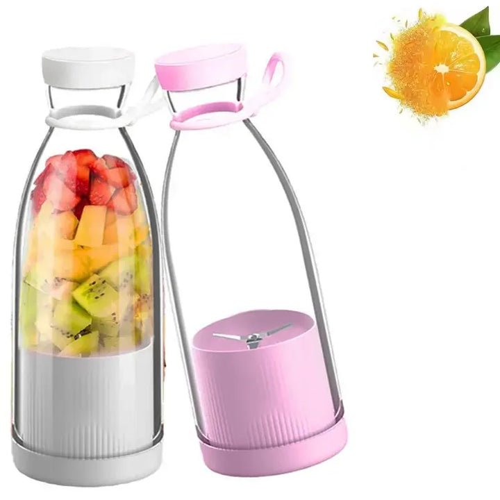 Portable USB Rechargeable Mini Blender – Handheld Fruit & Smoothie Maker