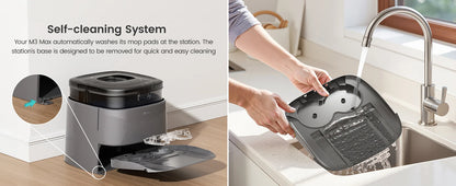 Lefant M3 Max Smart Robot Vacuum – 20000Pa LiDAR Cleaning for Pet Hair & Dust