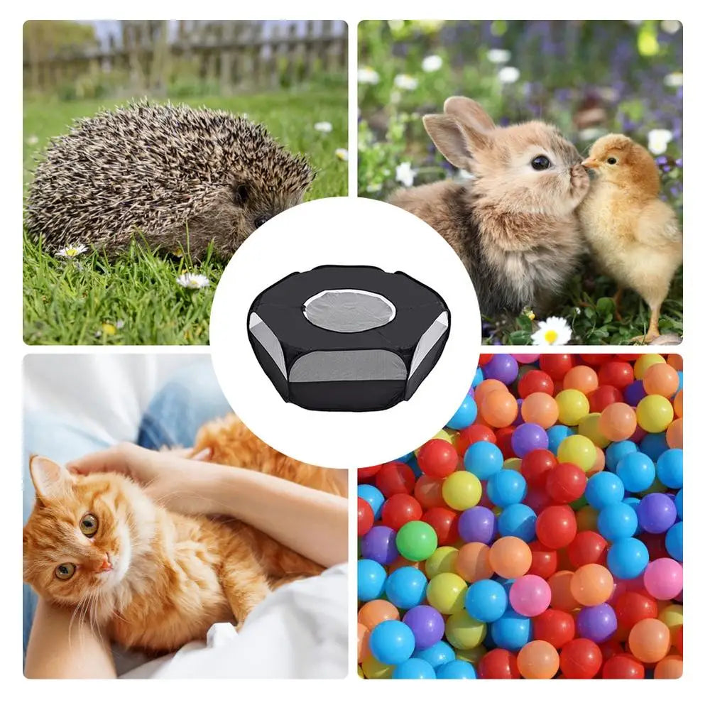 Portable Waterproof Pet Playpen – Breathable Rabbit Tent