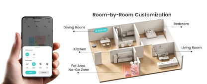 Lefant M3 Max Smart Robot Vacuum – 20000Pa LiDAR Cleaning for Pet Hair & Dust