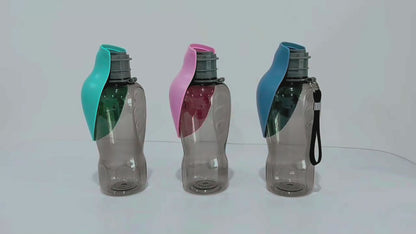 800ml Portable Dog Water Bottle – Leakproof Foldable Pet Bowl