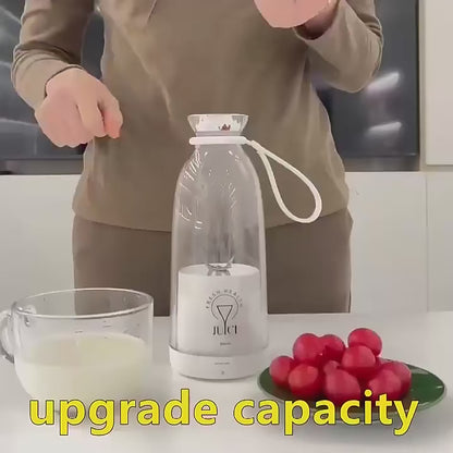Portable USB Rechargeable Mini Blender – Handheld Fruit & Smoothie Maker